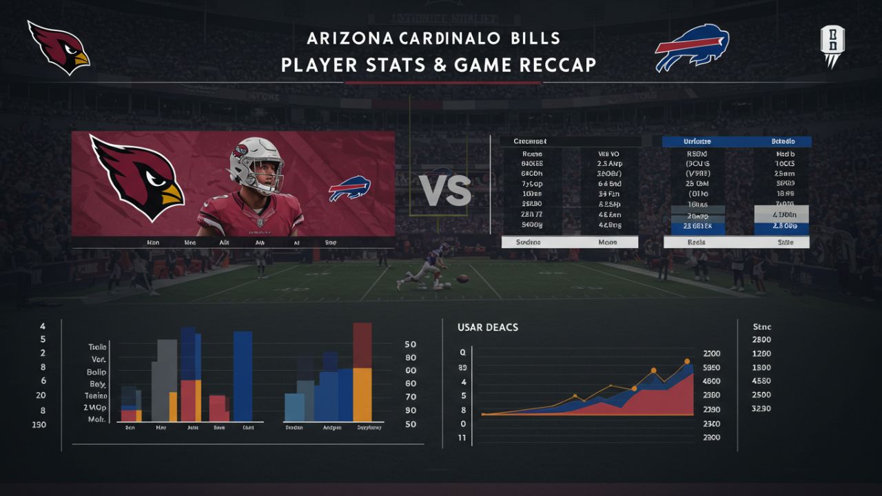 arizona cardinals vs buffalo bills match player stats