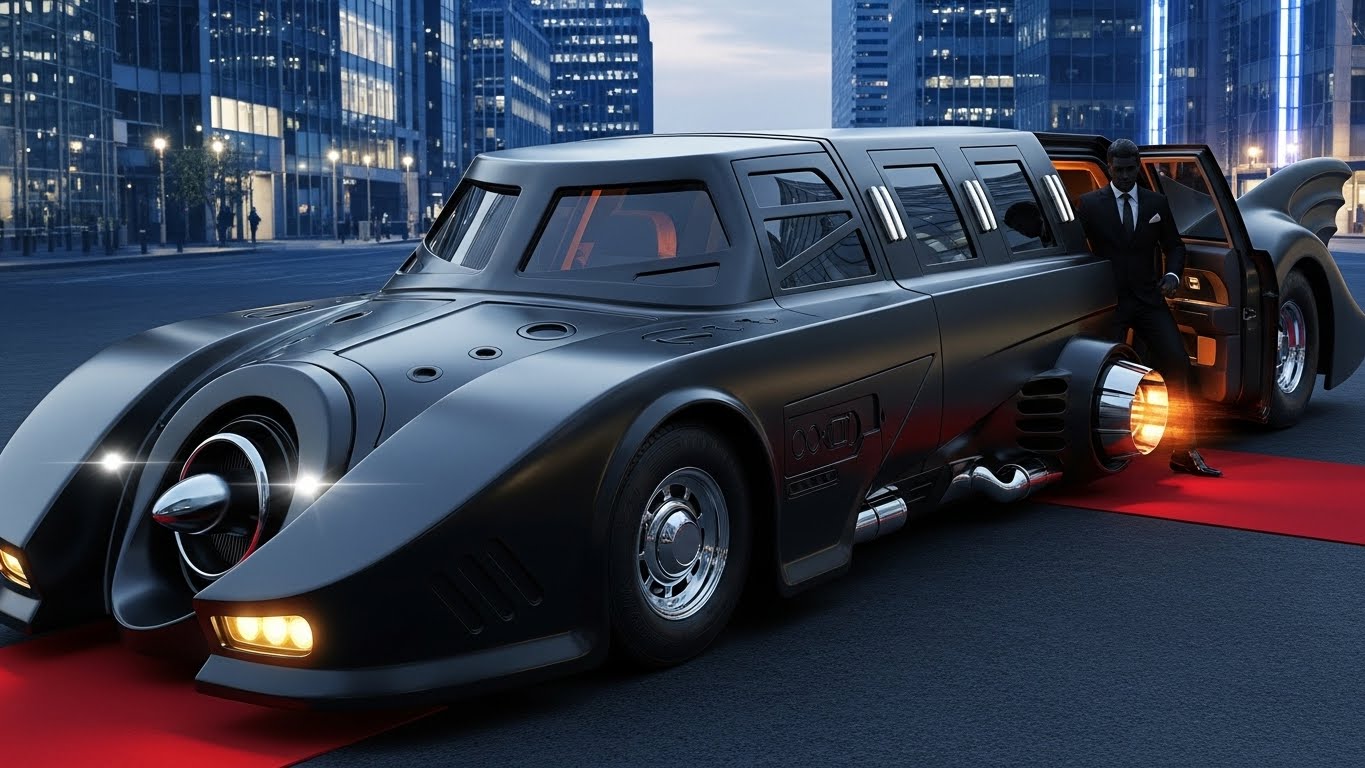 The Batmobile limousine
