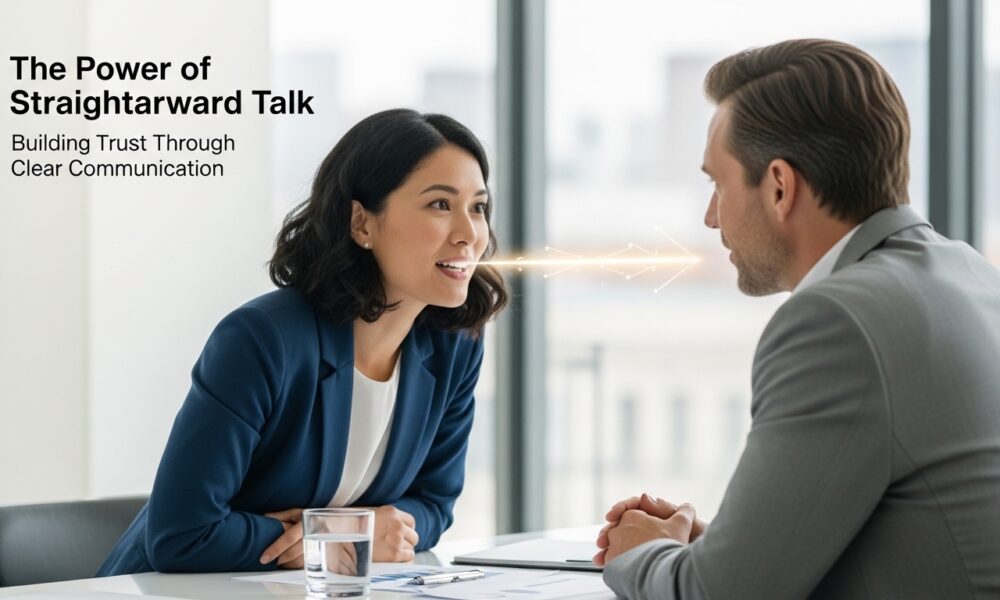 Straightforward talk