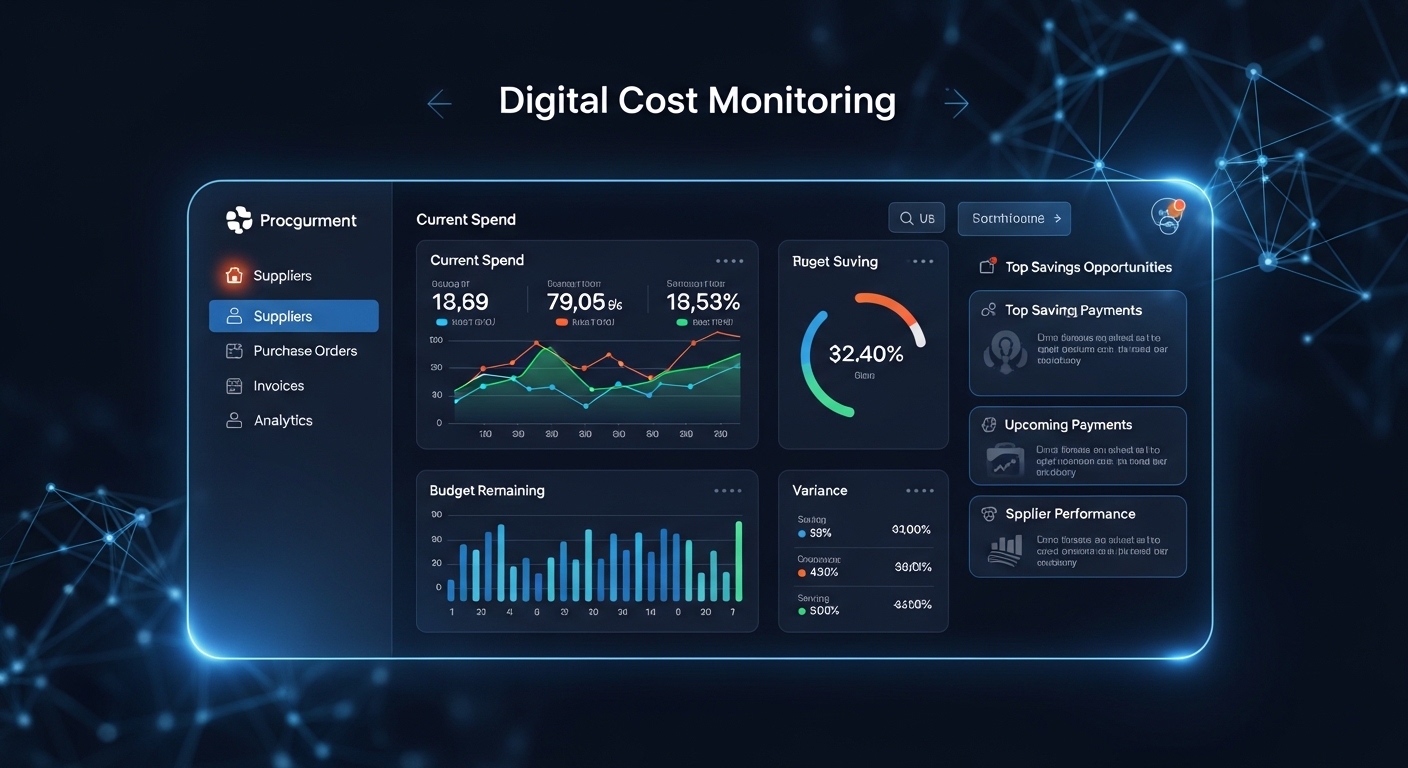 Digital Cost Monitoring Through Smart Procurement Applications