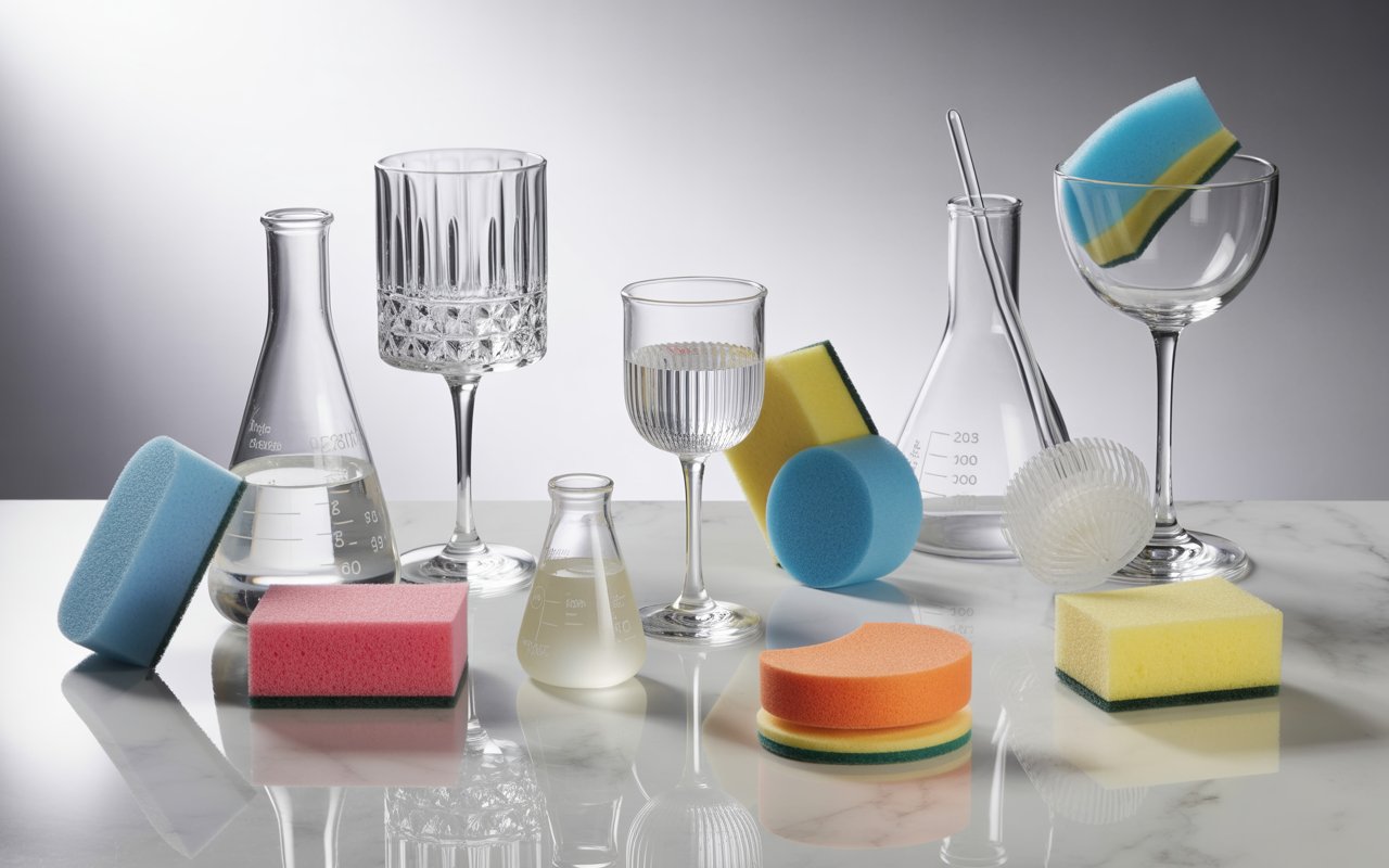 glassware sponge