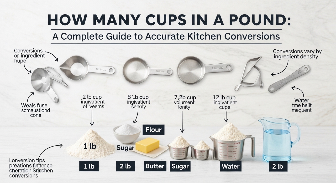 How Many Cups in a Pound