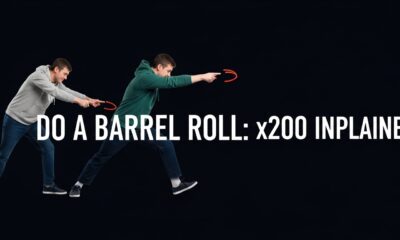 Do a barrel roll x200