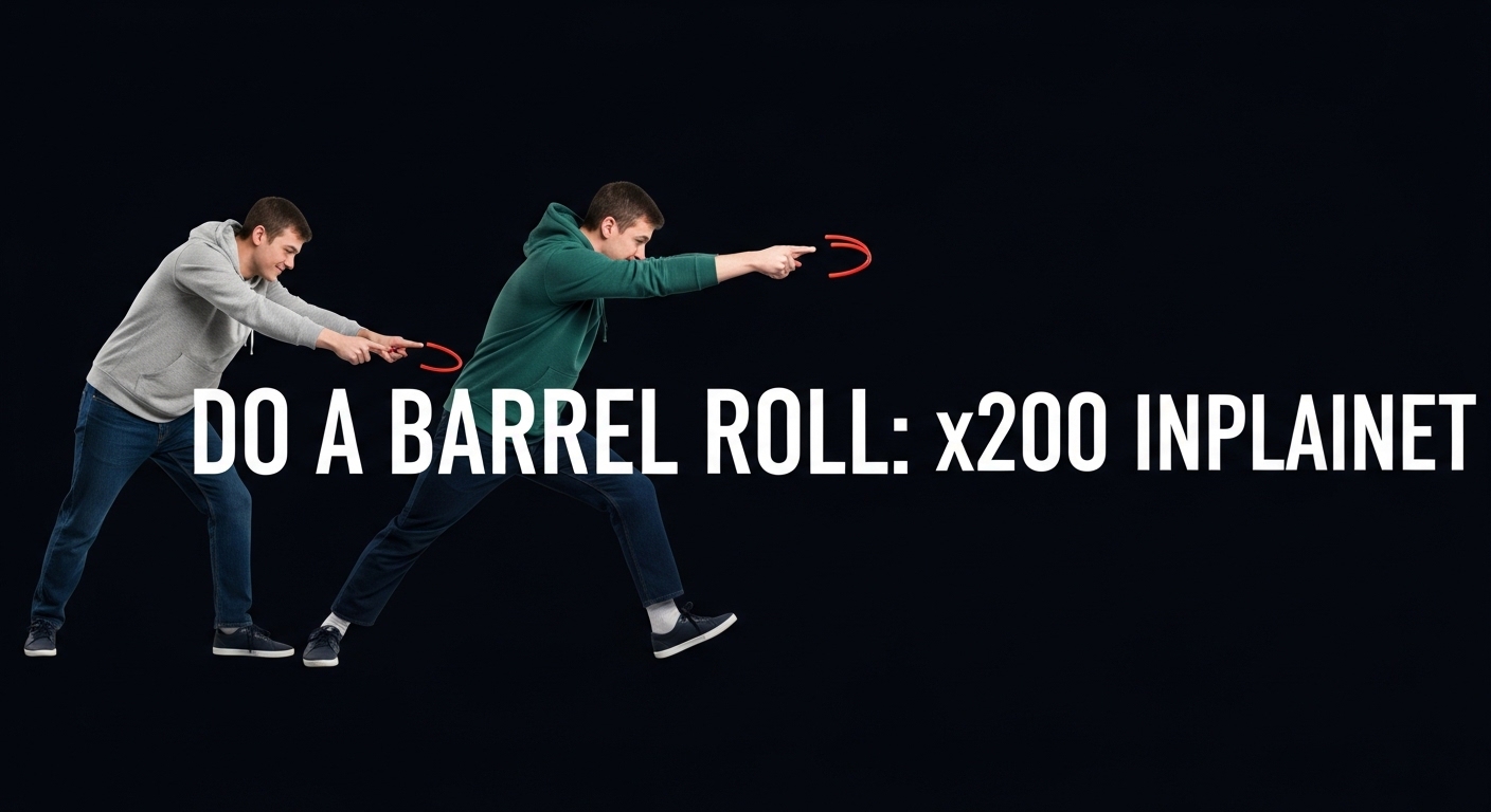 Do a barrel roll x200