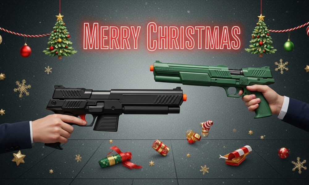 money guns and a merry Christmas