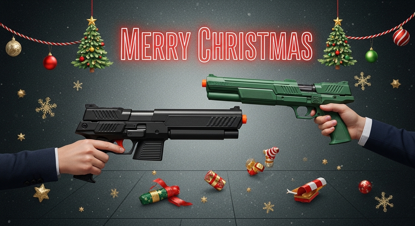 money guns and a merry Christmas