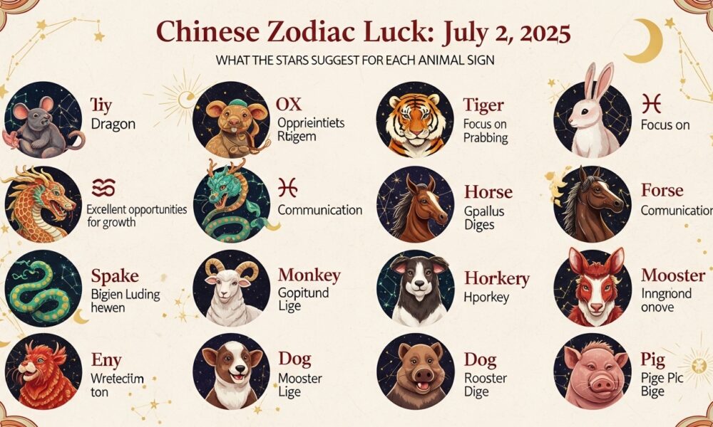 Chinese Zodiac Luck July 2 2025