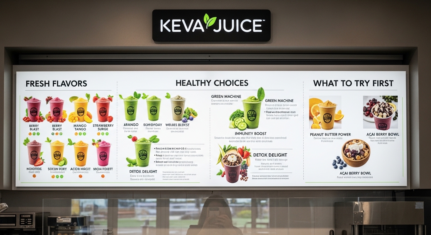 Keva Juice Menu