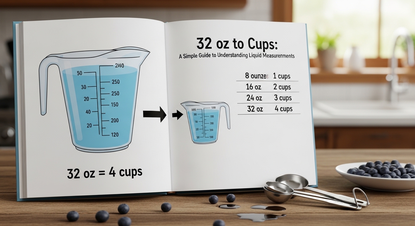 32 oz to cups