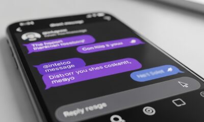instagram message purple