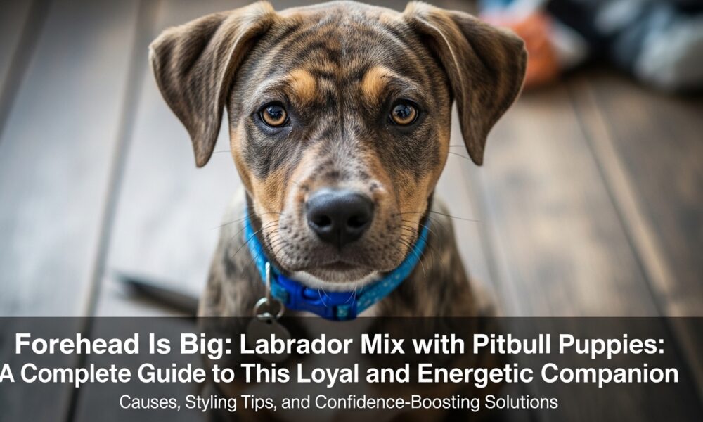 Labrador mix with pitbull puppies