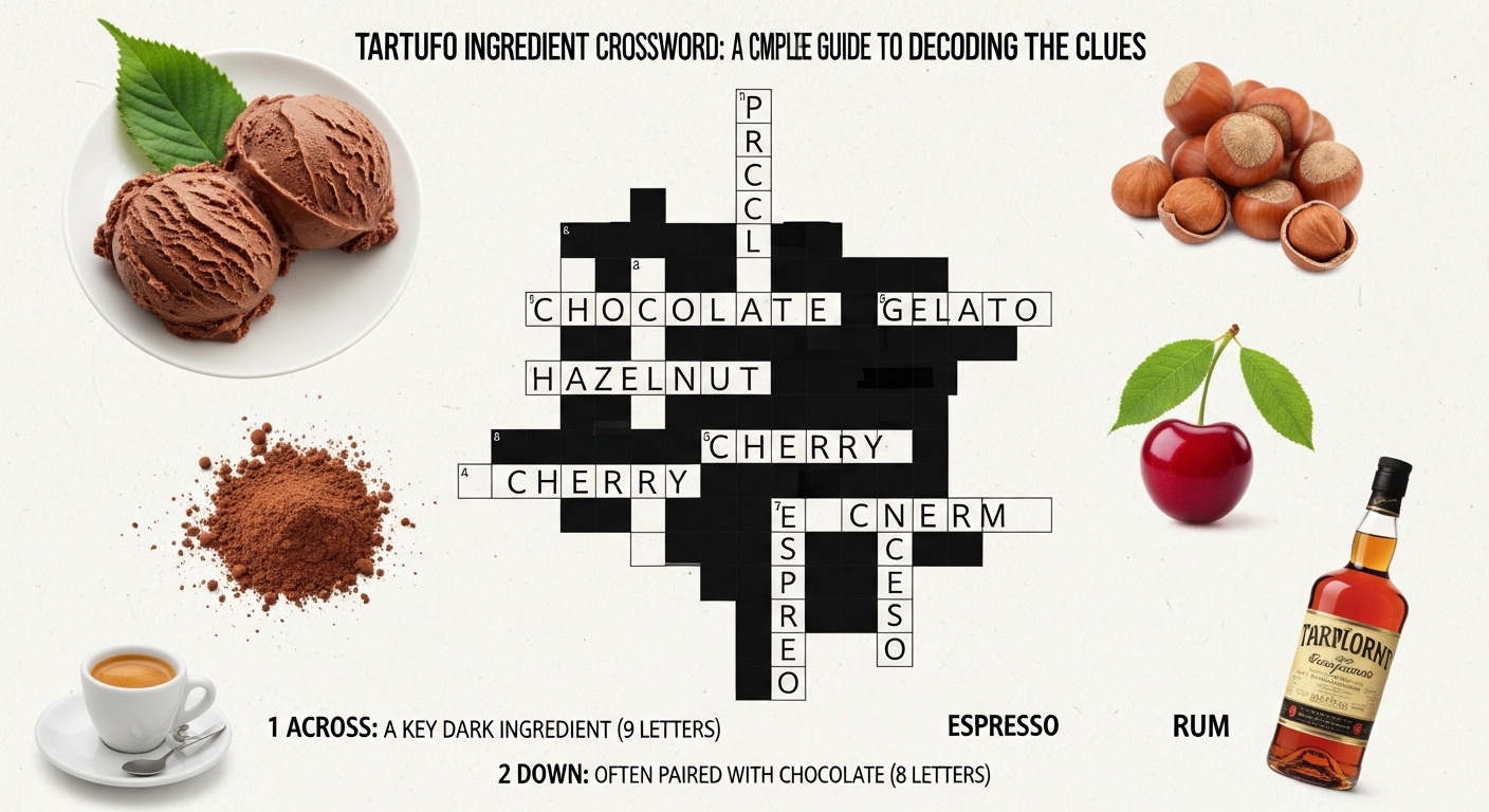 tartufo ingredient crossword