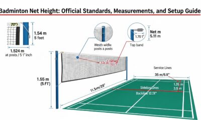 badminton net height