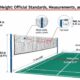 badminton net height