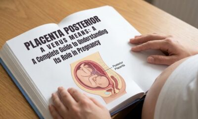 Placenta posterior means