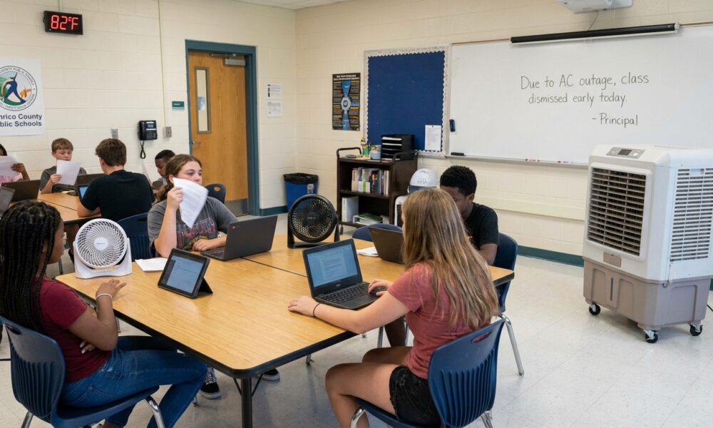 henrico schools air conditioning issues