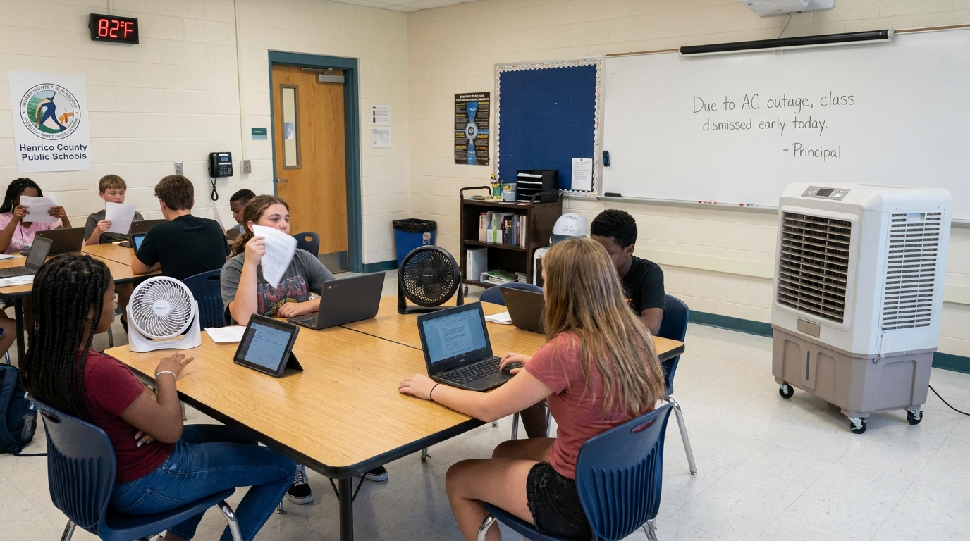 henrico schools air conditioning issues