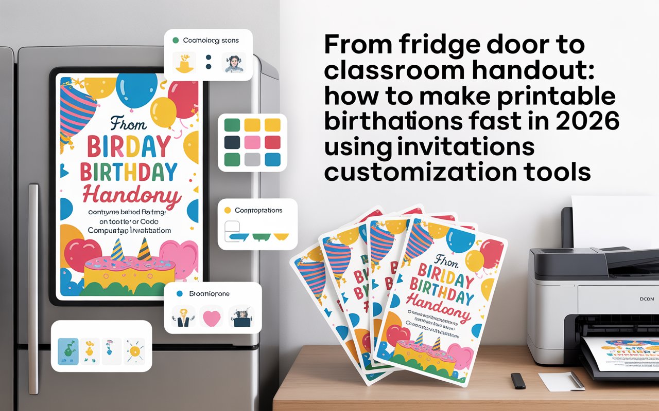 Printable Birthday Invitation