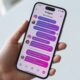 instagram message purple